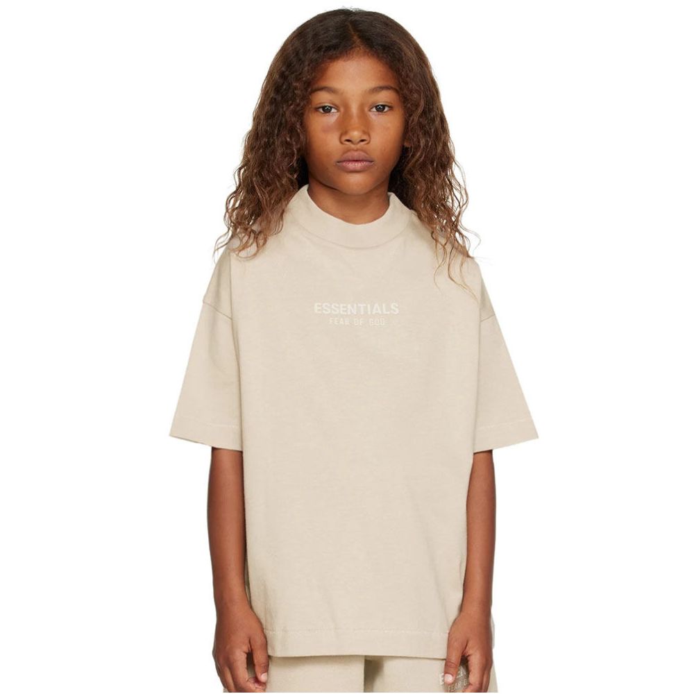 Cloud Series ESSENTIALS26 New Summer Children s Clothing Loose T Shirt European and American Trendy Brand Boys and Girls Short Sleeve image 4