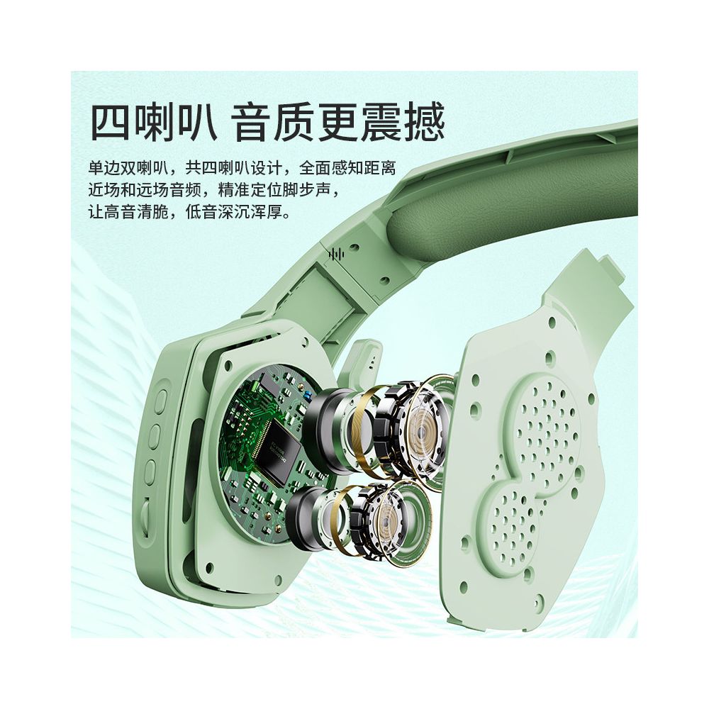Dual mode Bluetooth headset wireless headset notebook 2 4G computer noise cancelling mobile gaming and esports dedicated image 5