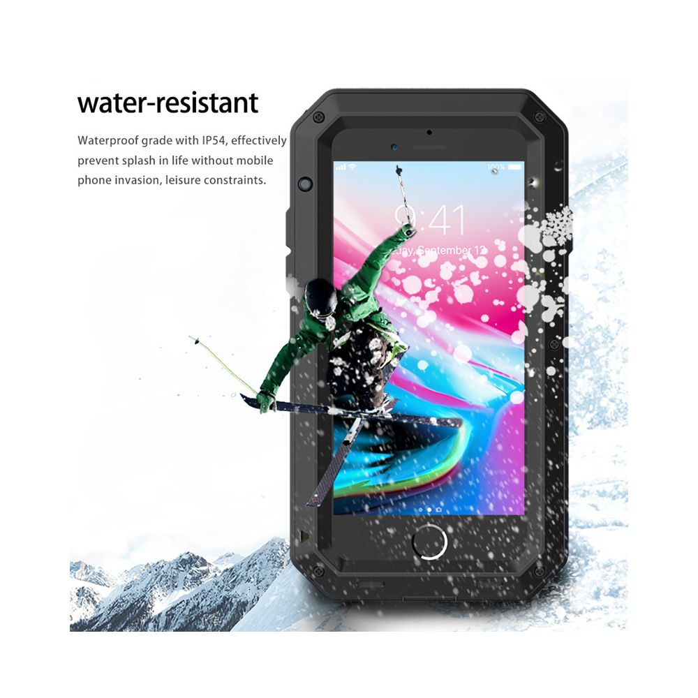 Shockproof Armor Metal Aluminum Phone Case for iPhone 16 15 14 13 12 Pro MAX Apple Metal Triple Protection Phone Case image 5