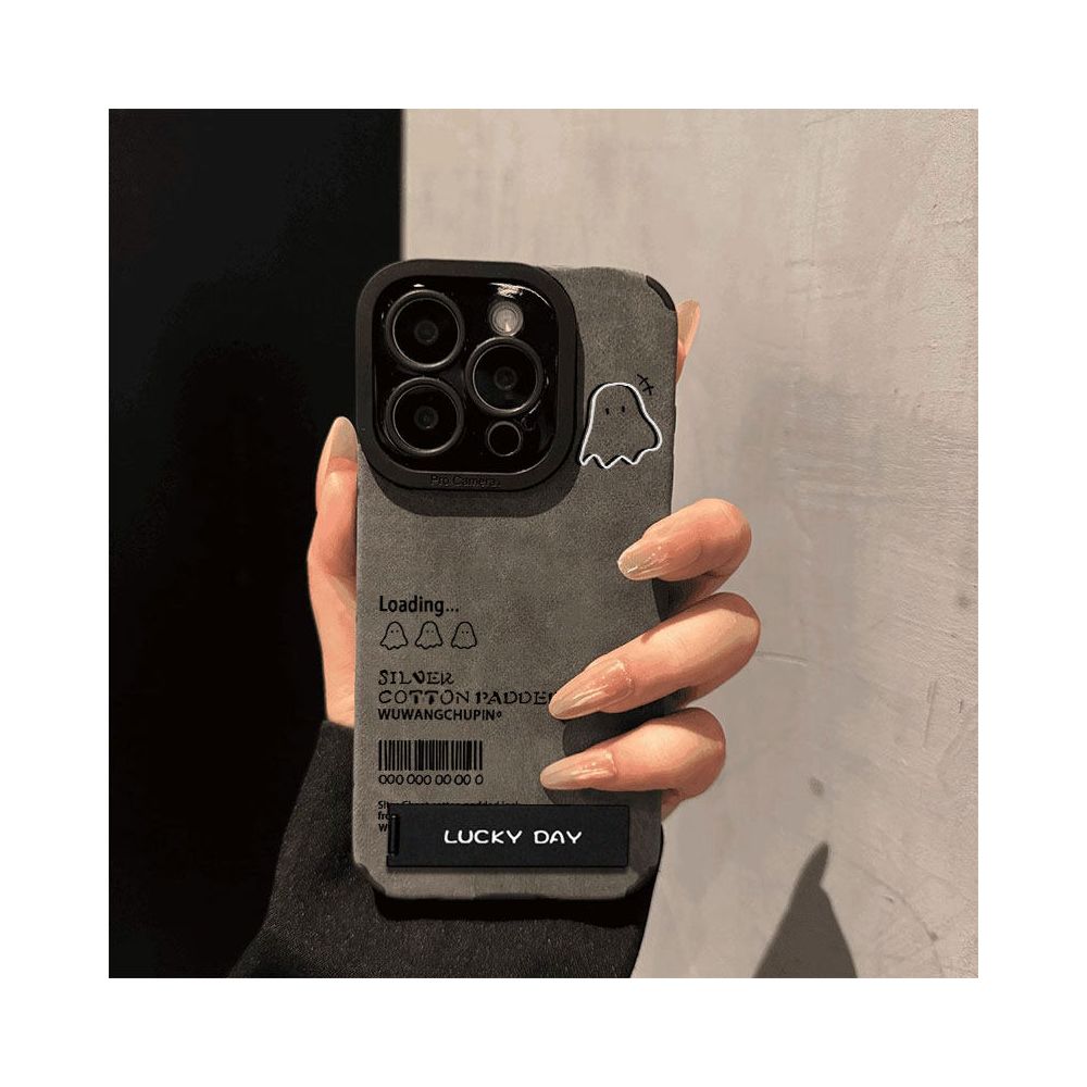 Trendy Ghost Suitable for iPhone Apple 11 Phone Protective Case Pro New 17 Promax with Bracket 16e 15plus 14 13 12 Men s and Women s XR Full Package XS Premium 7 Leather Patterns 8 Sets image 5