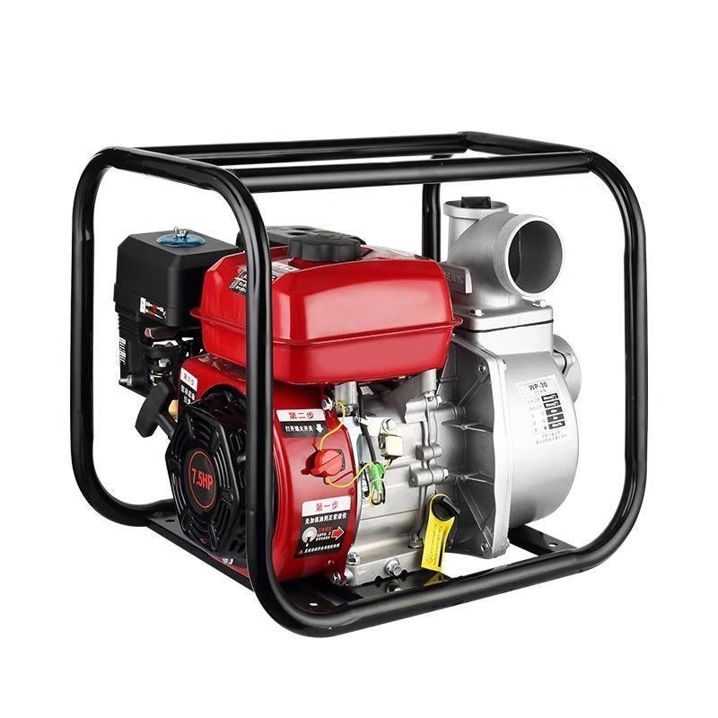 Gasoline Diesel Engine Water Pump Agricultural High Pressure New Water Pumping Self-Priming Pump Electric Start Farmland Irrigation