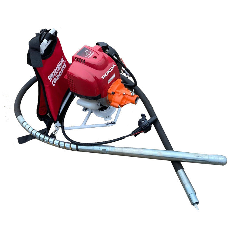Backpack concrete vibrating bar Site cement mortar vibrator Various sizes Gasoline plug-in vibrating bar