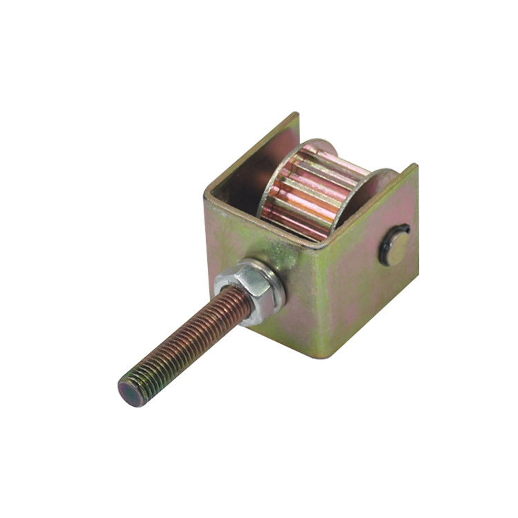 Applicable to Hitachi Elevator door machine pulley with pedal movable wheel with bracket Guangri car door driven wheel accessories