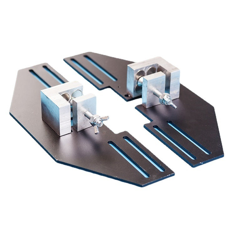 Holding Cheng elevator track ruler high precision Universal Guide ruler positioning card board single line track knife ruler double line