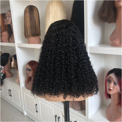 5 5 Pixiecurly 300 Density Wig with Lace Front Human Hair SDD image 1