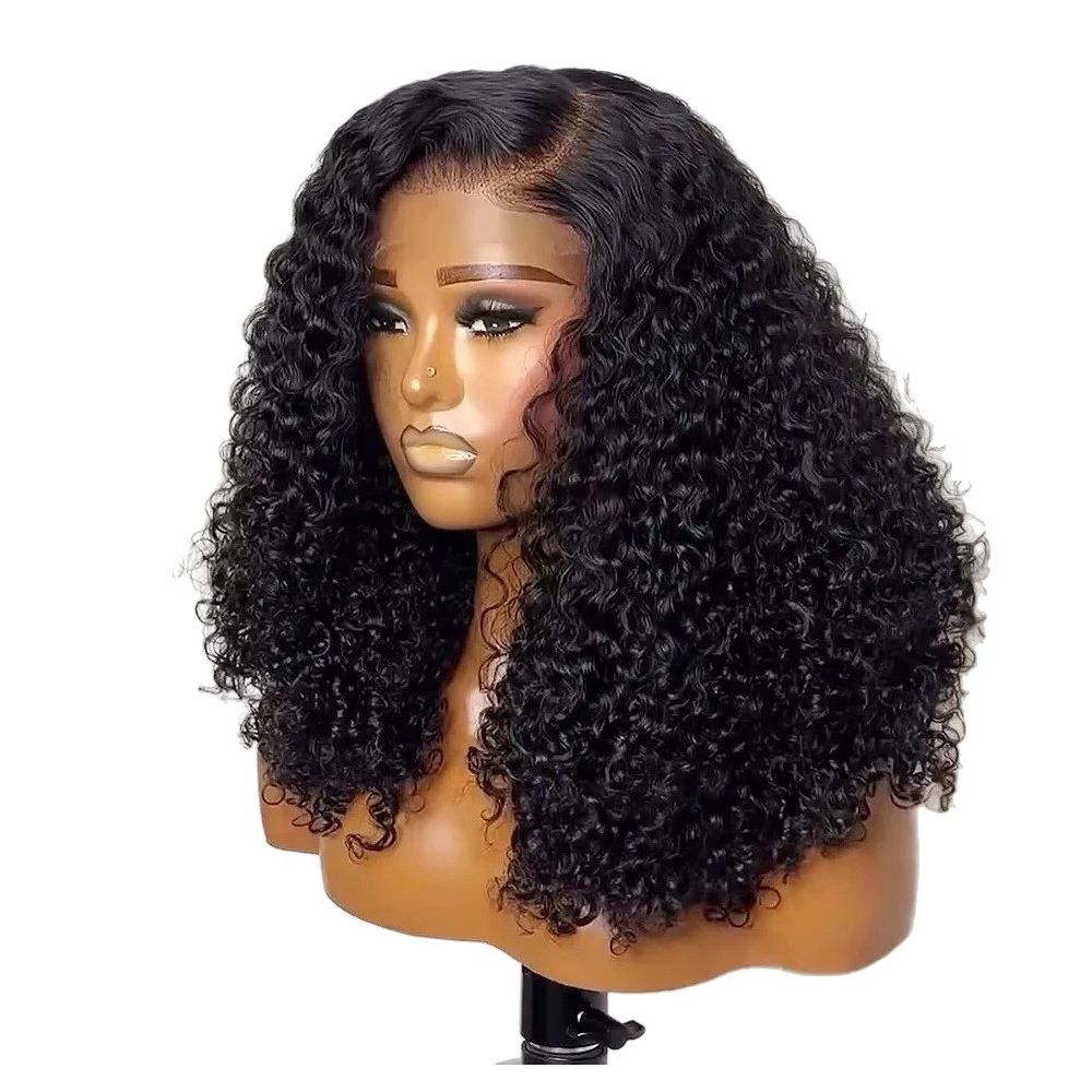 5 5 Pixiecurly 300 Density Wig with Lace Front Human Hair SDD image 4