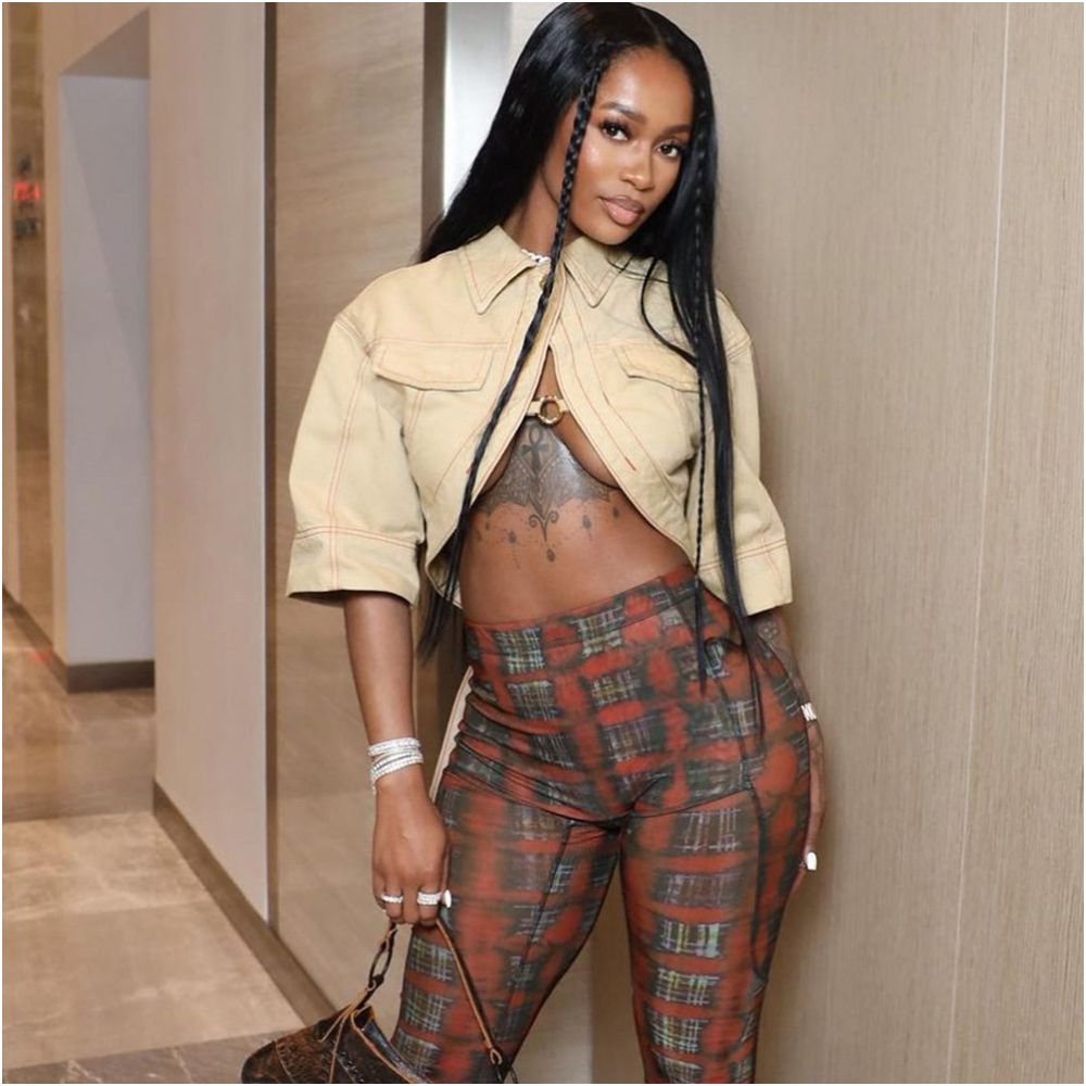 European style Hot girl jacket 9536 crop top women s top image 3