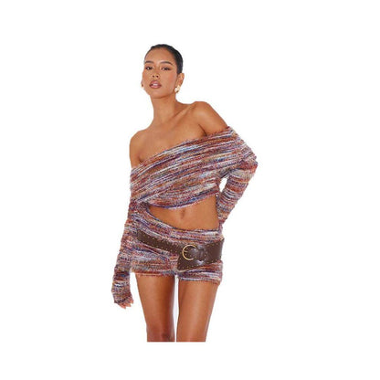 Chest Hugging and Waist Revealing Shorts Set image 5