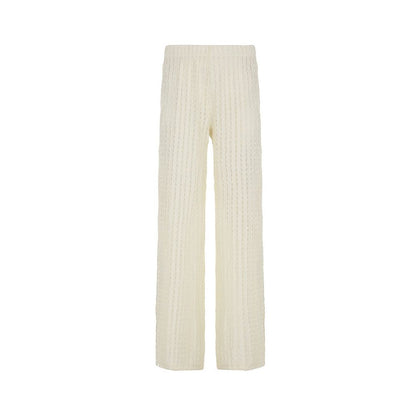 Loose straight leg casual pants with seaside hollow out low waist and loose straight leg casual pants for women