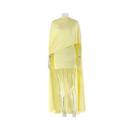 European and American style export solid color women s clothing comfortable pleated simple hip hugging skirt round neck sleeveless short dress wholesale