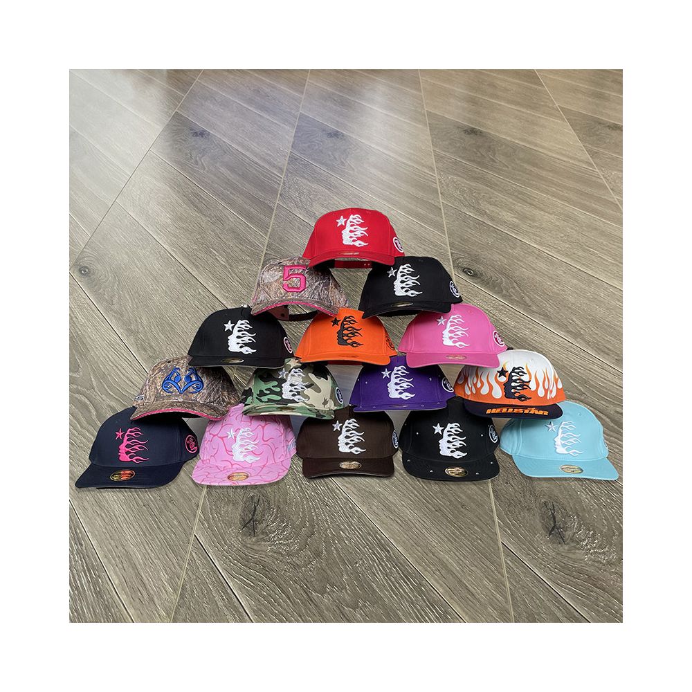 Hellstar Studios fitted hat hot diamond embroidered logo men and women casual sports baseball hat image 1