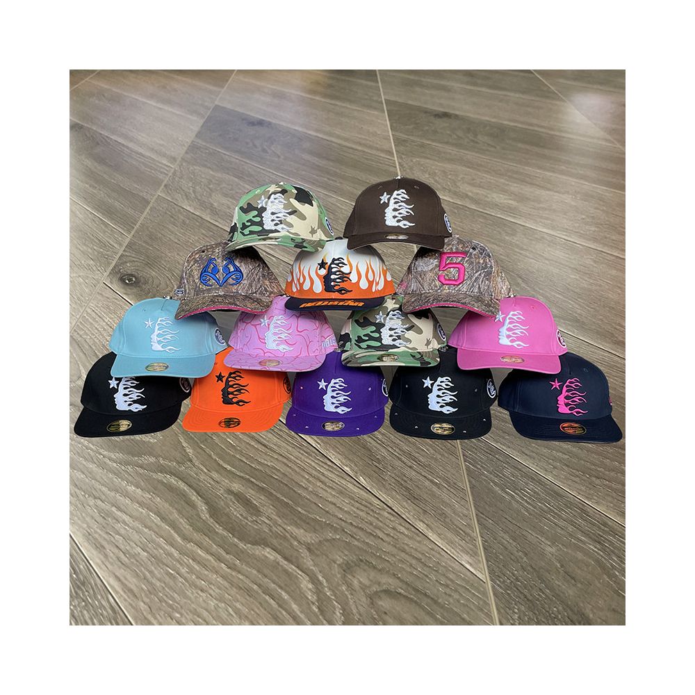 Hellstar Studios fitted hat hot diamond embroidered logo men and women casual sports baseball hat image 2