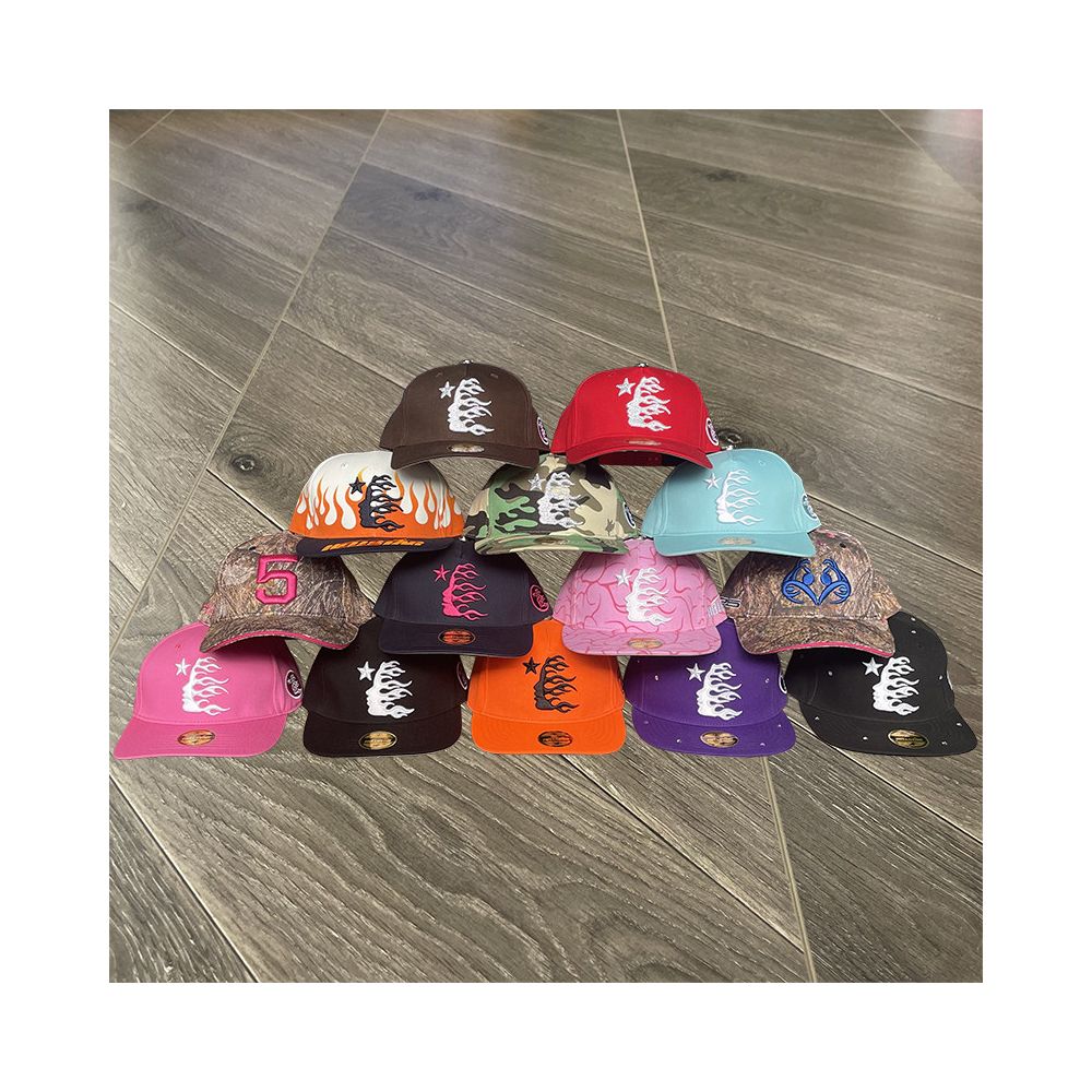 Hellstar Studios fitted hat hot diamond embroidered logo men and women casual sports baseball hat image 4