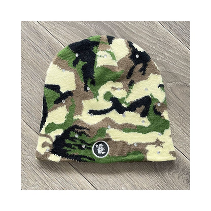 Hellstar Studios logo Sports Flame Beanie knitted image 2