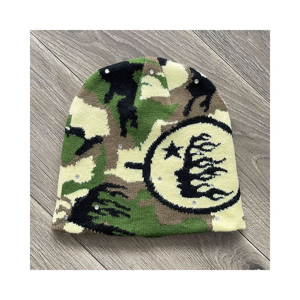 Hellstar Studios logo Sports Flame Beanie knitted image 3