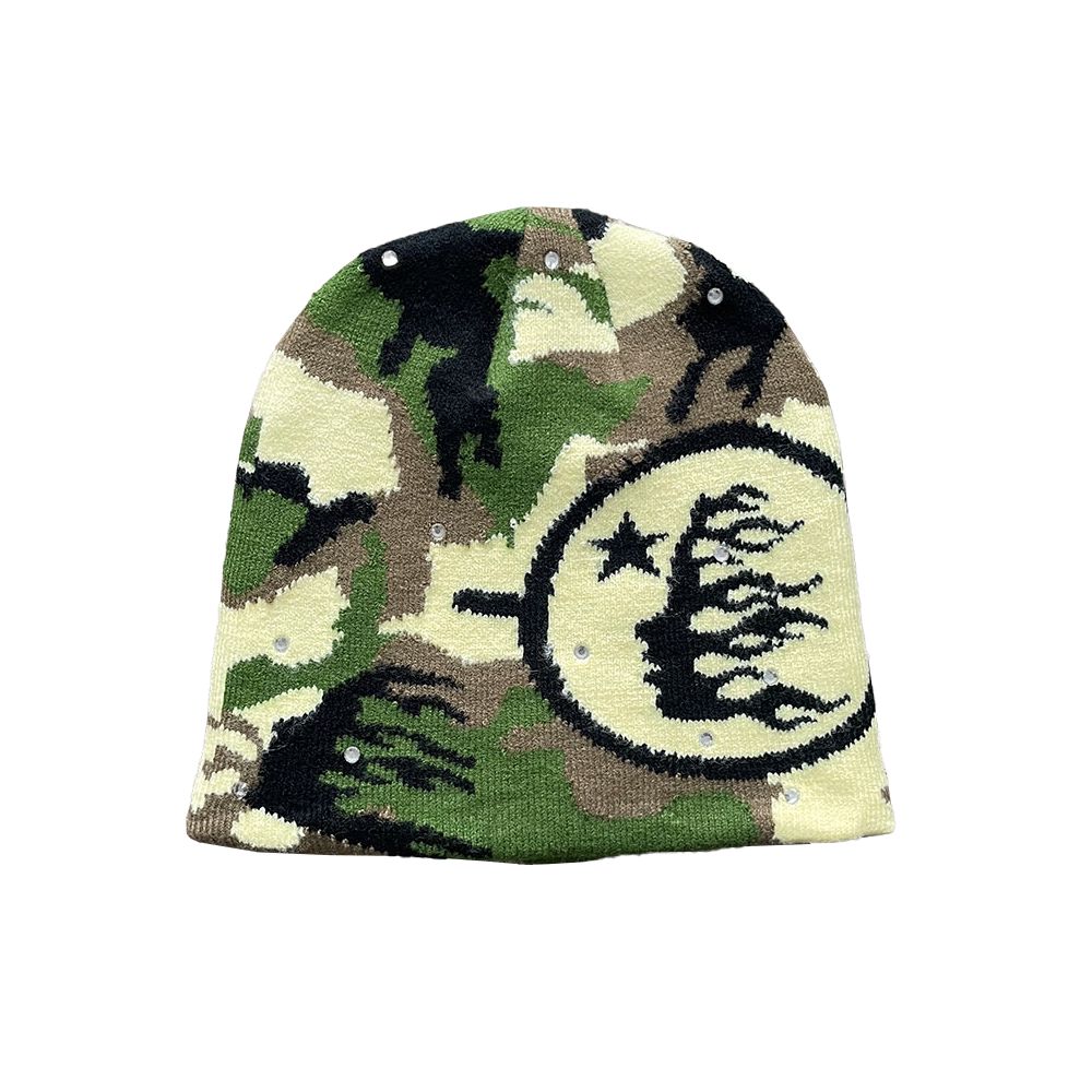 Hellstar Studios logo Sports Flame Beanie knitted image 5