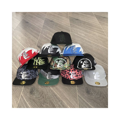 Hellstar Studios fitted hat embroidered logo men s and women s casual sports baseball hat image 4