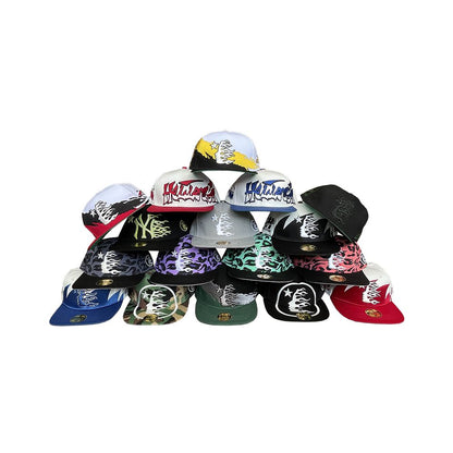 Hellstar Studios fitted hat embroidered logo men s and women s casual sports baseball hat image 5
