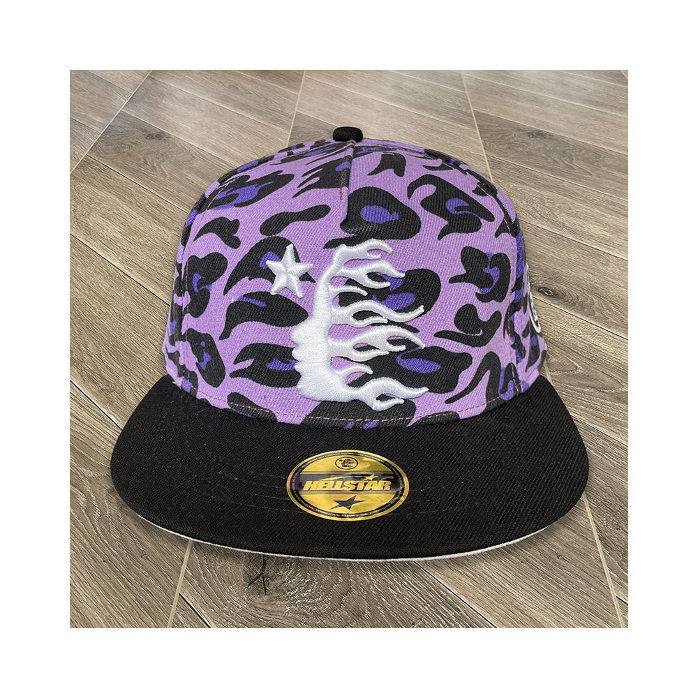 Hellstar Studios fitted hat embroidered logo men s and women s casual sports baseball hat