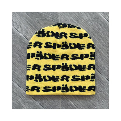 Sp5der worldwide 555555 unisex knitted yarn cold hat image 1