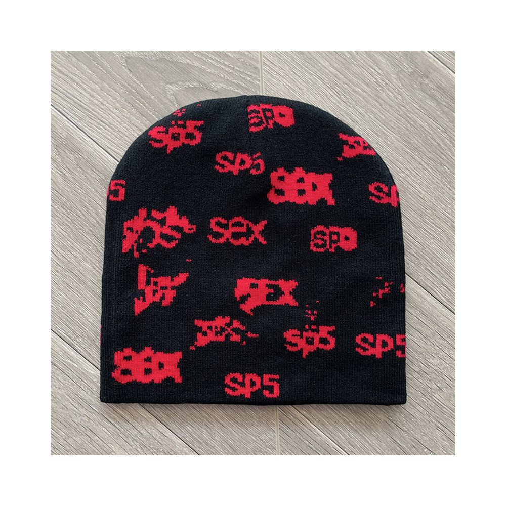 Sp5der worldwide 555555 unisex knitted yarn cold hat image 2