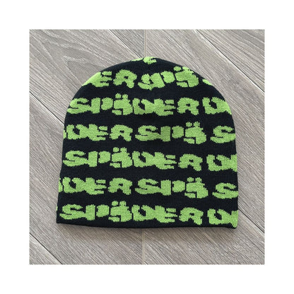 Sp5der worldwide 555555 unisex knitted yarn cold hat image 3