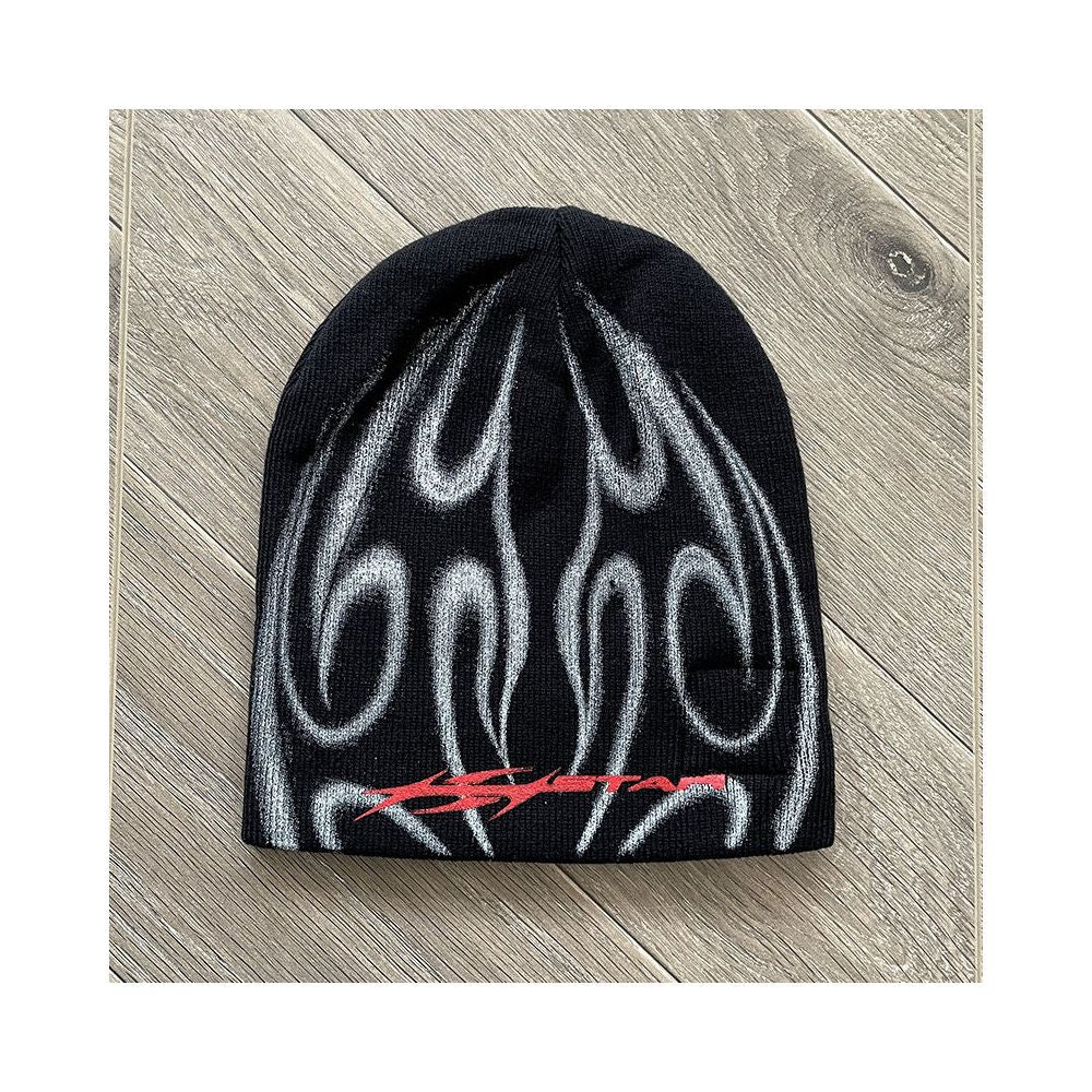 Hellstar Studios Sample Beanie Hat Knitted Casual High Street Woolen Cold Hat image 3