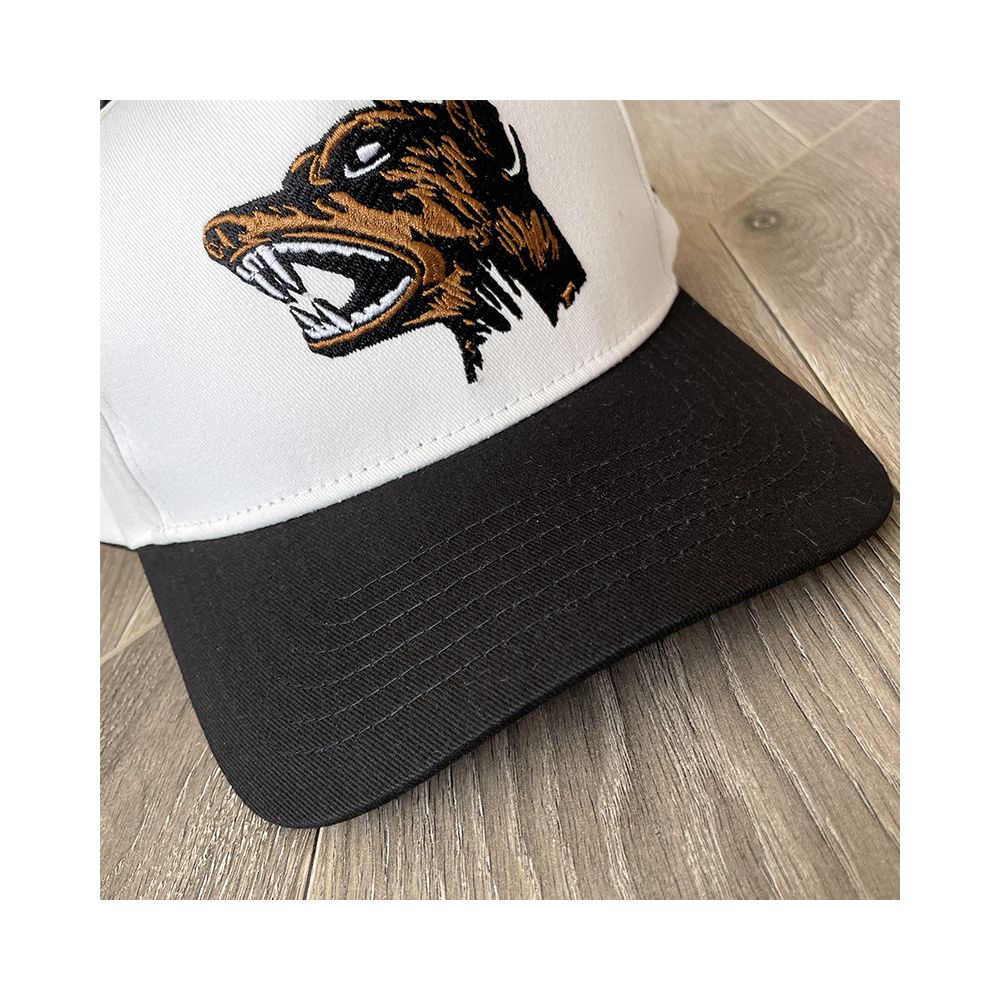 TUFF CROWD Dog Head Embroidery Log Fitted Hat Men s and Women s Casual Sports Baseball Hats image 3