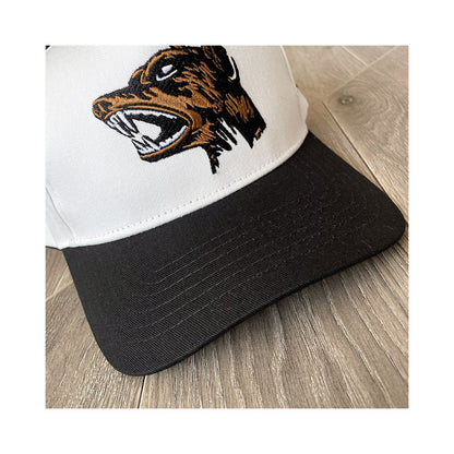 TUFF CROWD Dog Head Embroidery Log Fitted Hat Men s and Women s Casual Sports Baseball Hats image 3