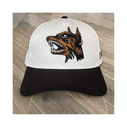 TUFF CROWD Dog Head Embroidery Log Fitted Hat Men s and Women s Casual Sports Baseball Hats