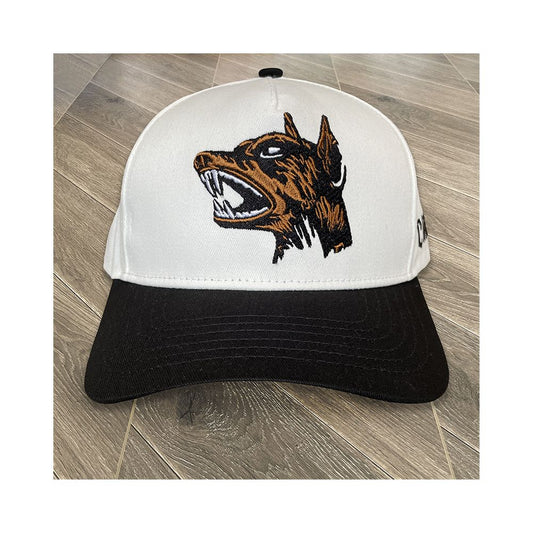 TUFF CROWD Dog Head Embroidery Log Fitted Hat Men s and Women s Casual Sports Baseball Hats
