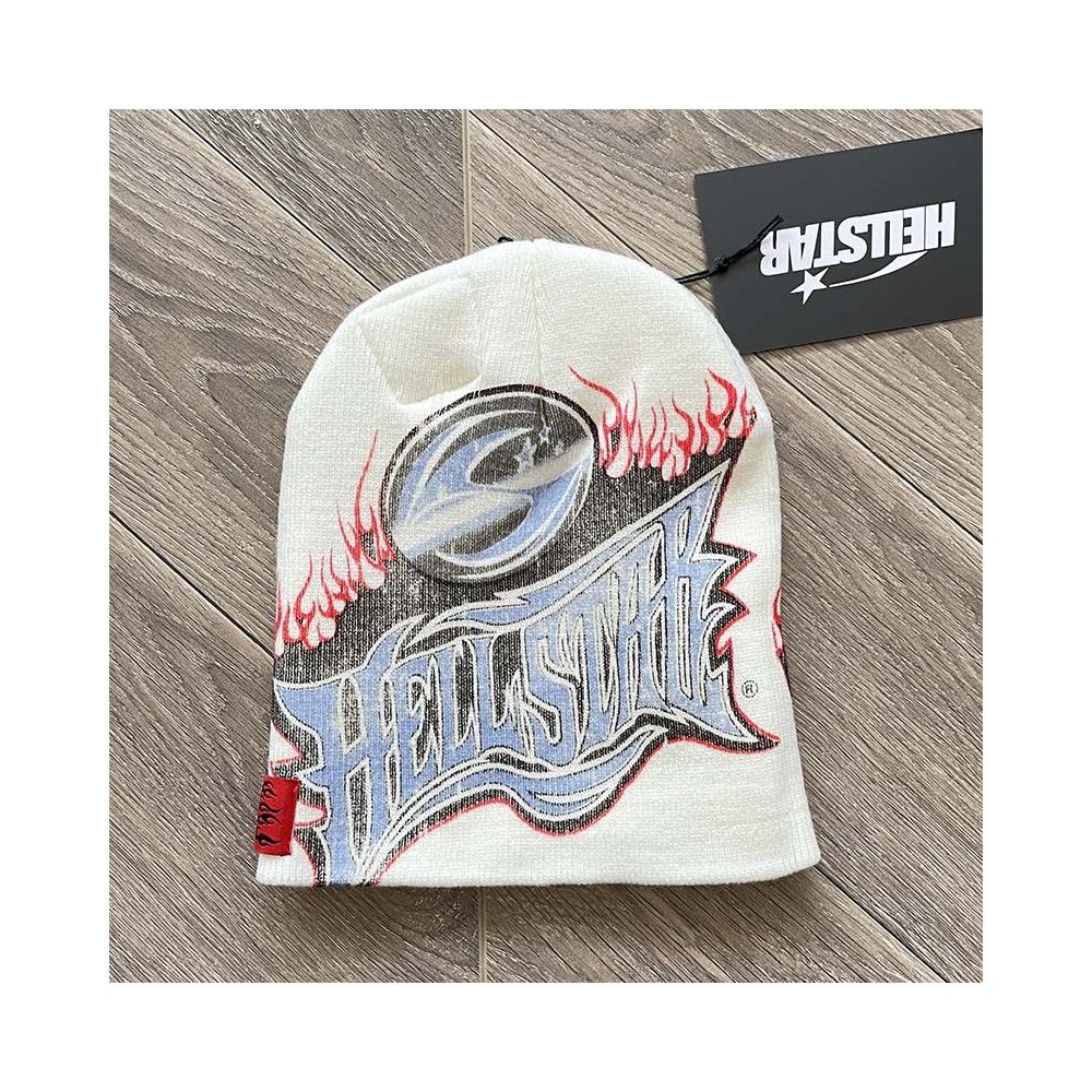 Hellstar Studios Sample Beanie Hat Printed Casual High Street Woolen Cold Hat image 1