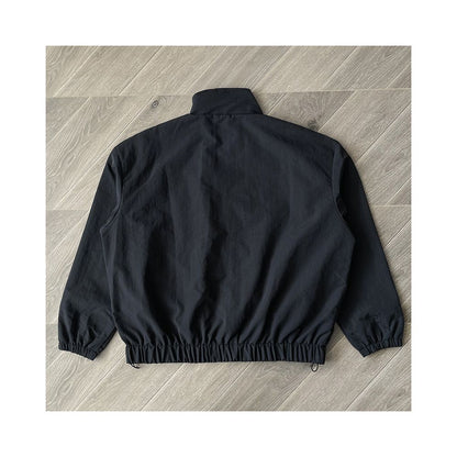 Glo Gang The Glory Full Zip small logo casual windbreaker jacket long pants set image 3