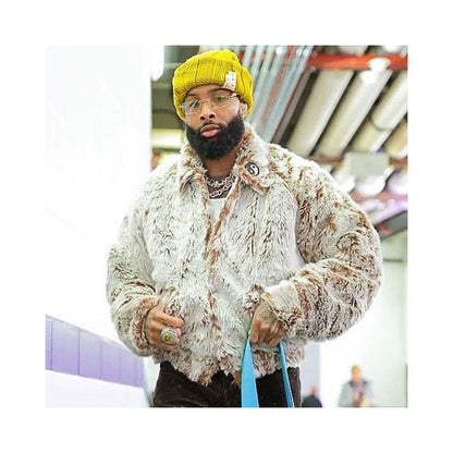 Same style CPFM XYZ Bigfoot Jacket by Fei Dong imitation lamb wool embroidered jacket on both sides outerwear image 1