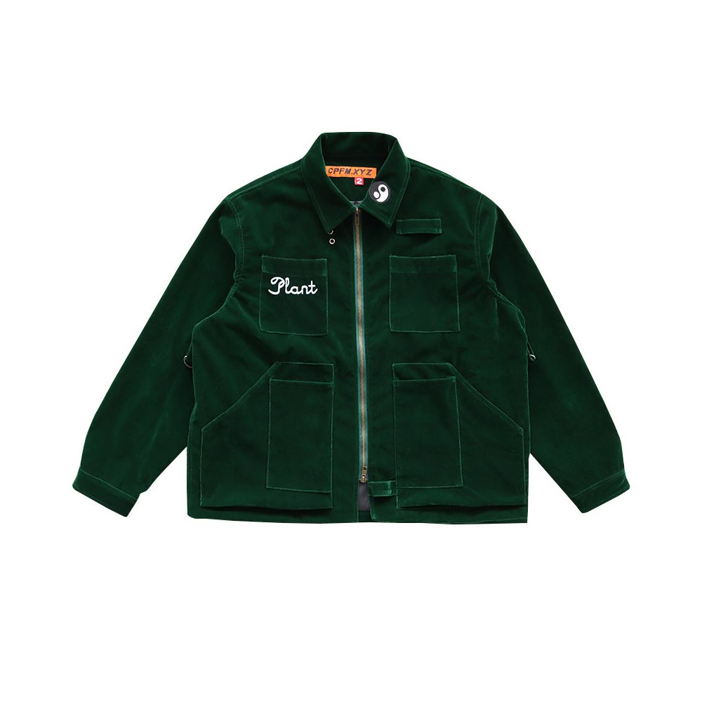 CPFM XYZ Suede Knowledge Jacket suede embroidery zipper collaboration jacket jacket image 5
