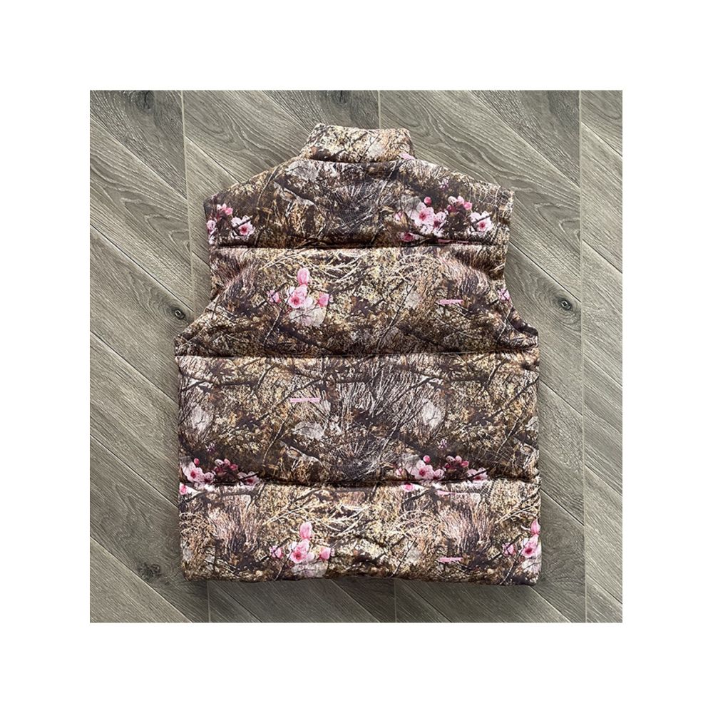 Sp5der 555555 Real Tree Puffer Vest Tree Pattern Down Men s and Women s Vest Coat image 3