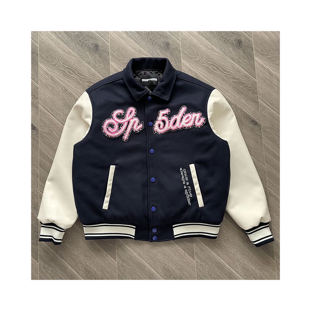 Sp5der worldwide 555555 Jacket European and American high street embroidered men s and women s jacket