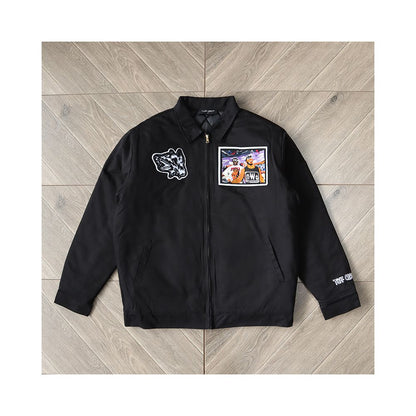Star s same tuff crowd embroidered jacket