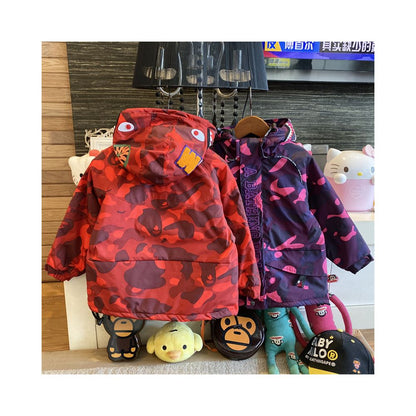 Yichen Chao brand children s clothing for boys and girls autumn and winter thick jacket jacket jacket cotton coat windproof jacket cotton coat image 1