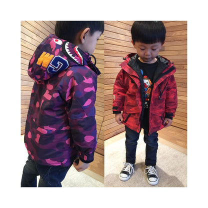 Yichen Chao brand children s clothing for boys and girls autumn and winter thick jacket jacket jacket cotton coat windproof jacket cotton coat image 2