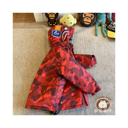 Yichen Chao brand children s clothing for boys and girls autumn and winter thick jacket jacket jacket cotton coat windproof jacket cotton coat