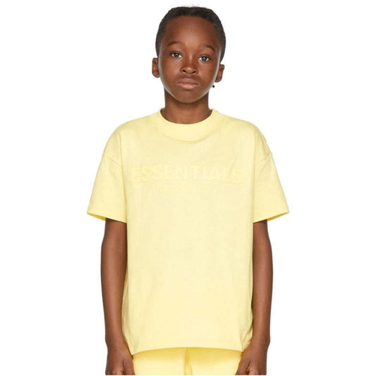 European and American ESSENTIALS new children s clothing letter T shirt trendy brand men s and women s summer clothing short sleeved set