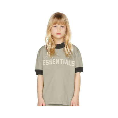 European and American ESSENTIALS new children s clothing letter T shirt trendy brand men s and women s summer clothing short sleeved set