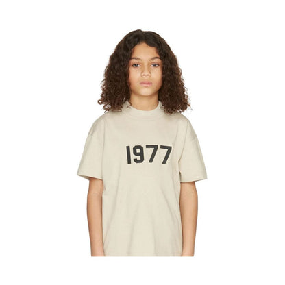 Fashion brand children s clothing ESSENTIALS new summer short sleeved T shirt children s 1977 set image 2