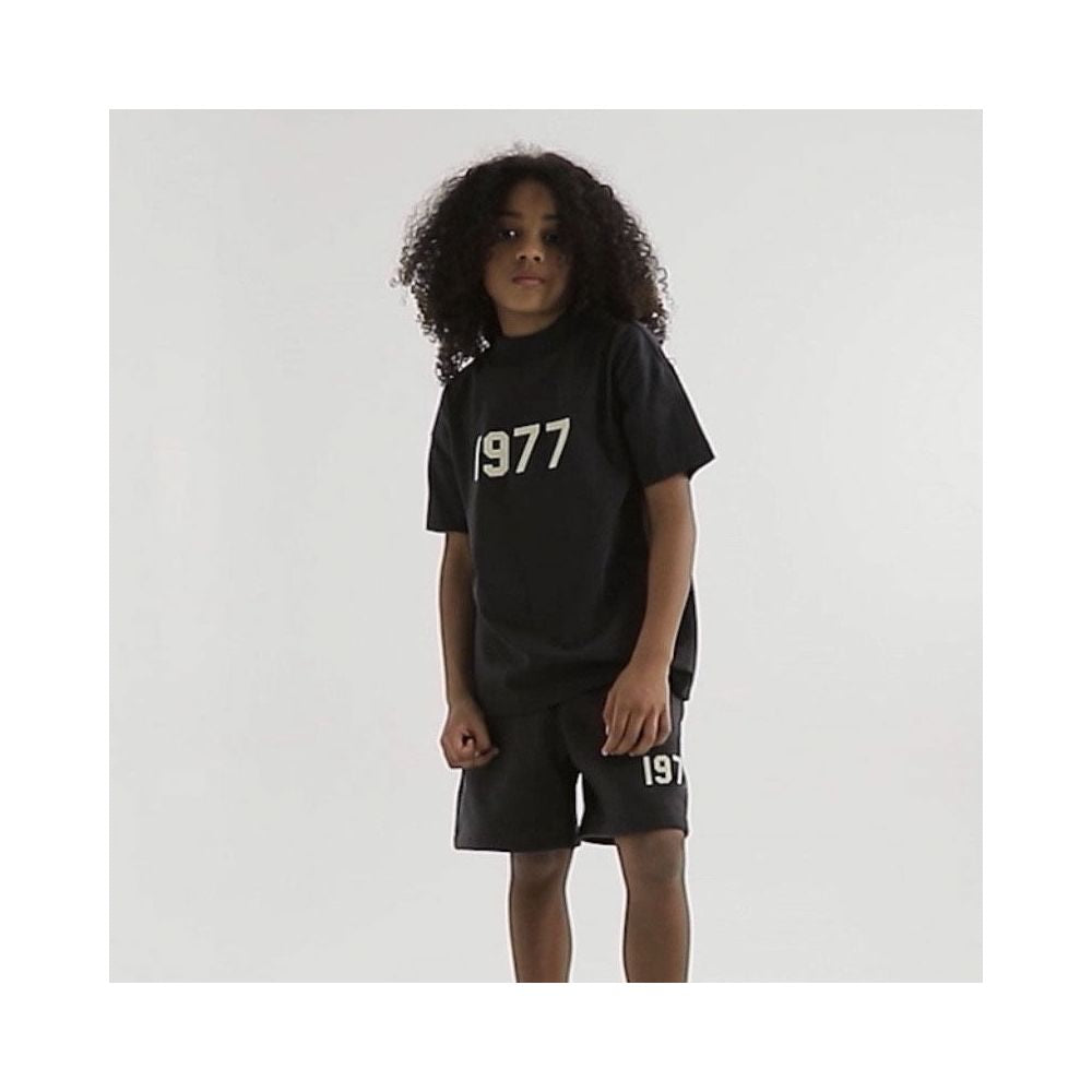 Fashion brand children s clothing ESSENTIALS new summer short sleeved T shirt children s 1977 set image 4