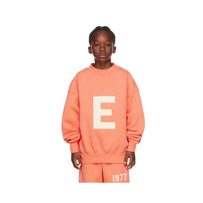 Children s clothing ESSENTIALS E shaped plush round neck and fleece hoodie for boys and girls explosive street European and American trendy brands image 4