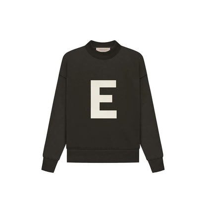Children s clothing ESSENTIALS E shaped plush round neck and fleece hoodie for boys and girls explosive street European and American trendy brands