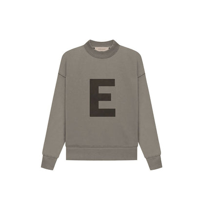 Children s clothing ESSENTIALS E shaped plush round neck and fleece hoodie for boys and girls explosive street European and American trendy brands