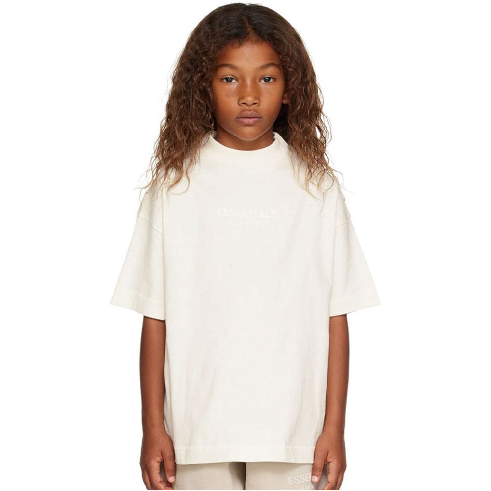 Cloud Series ESSENTIALS26 New Summer Children s Clothing Loose T Shirt European and American Trendy Brand Boys and Girls Short Sleeve image 3