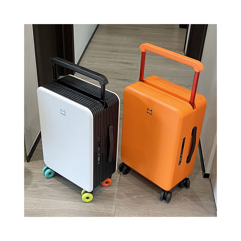 MYER Luggage 20 inch Boarding Case 24 inch Travel Case with Bearing Shock Absorber Skating Wheel Mid Center Wide Pull Rod Box image 2